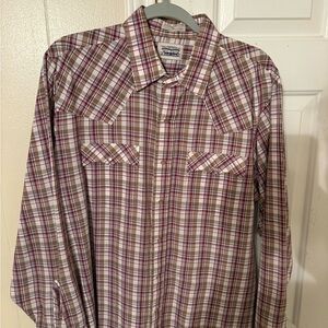 Levi's Men's Plaid Shirt - Red, White, and Brown